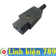Jack nguồn AC đực Jack AC đực 3 chân